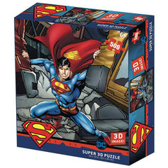 Superman 3D Image Puzzle 500pc  - Official Merchandise Gifts