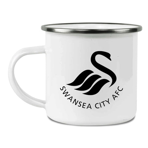 Swansea City AFC Back of Shirt Enamel Camping Mug
