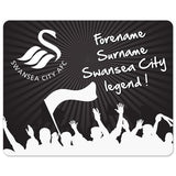 Personalised Swansea City Legend Mouse Mat