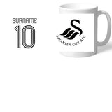 Personalised Swansea City Retro Shirt Mug