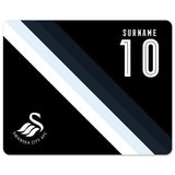 Personalised Swansea City Stripe Mouse Mat