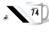 Personalised Swansea City Stripe Mug