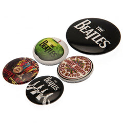 The Beatles Button Badge Set WT  - Official Merchandise Gifts