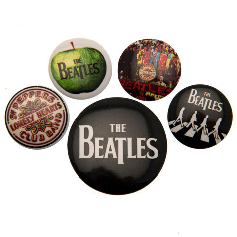 The Beatles Button Badge Set WT  - Official Merchandise Gifts
