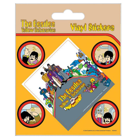 The Beatles Stickers Yellow Submarine  - Official Merchandise Gifts