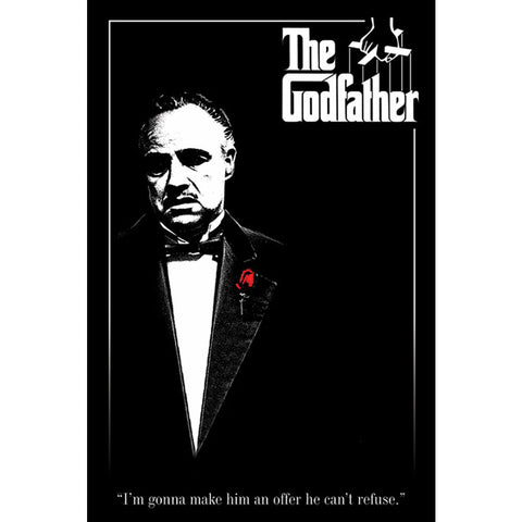 The Godfather Poster Red Rose 211  - Official Merchandise Gifts
