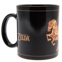 The Legend Of Zelda Heat Changing Mug Map  - Official Merchandise Gifts