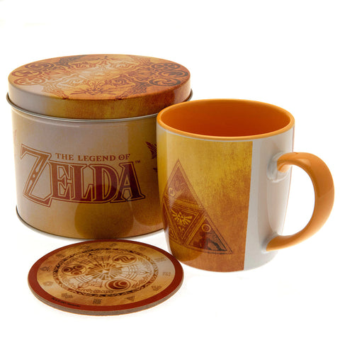 The Legend Of Zelda Mug & Coaster Gift Tin  - Official Merchandise Gifts