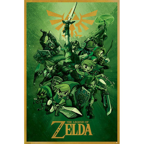 The Legend Of Zelda Poster Link 141  - Official Merchandise Gifts