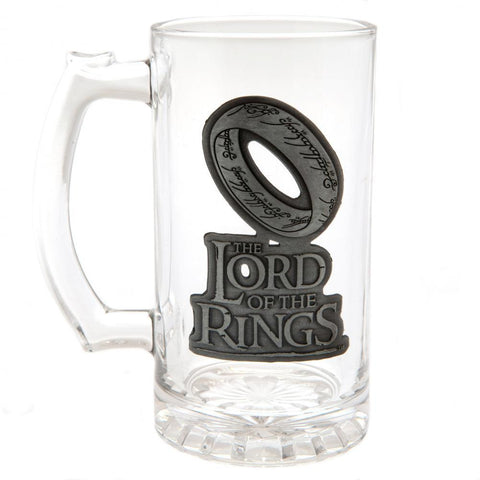 The Lord Of The Rings Glass Tankard Logo  - Official Merchandise Gifts