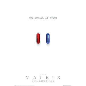 The Matrix Resurrections Poster The Choice is Yours 62  - Official Merchandise Gifts