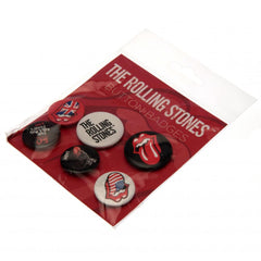 The Rolling Stones Button Badge Set  - Official Merchandise Gifts