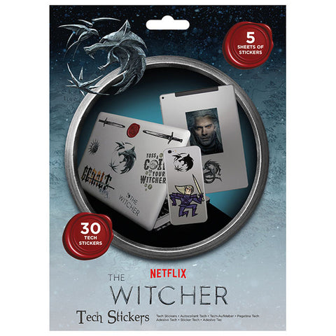 The Witcher Tech Stickers  - Official Merchandise Gifts