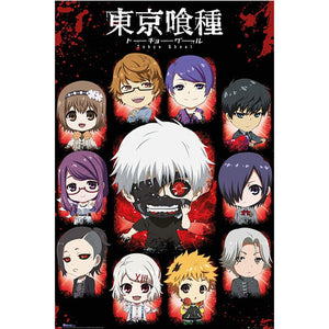 Tokyo Ghoul Poster Chibi Characters 296  - Official Merchandise Gifts