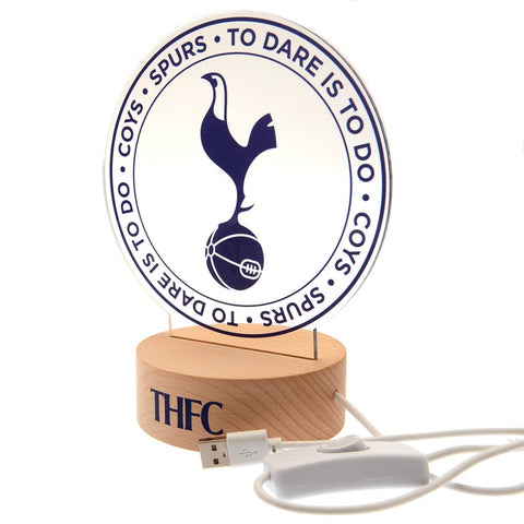 Tottenham Hotpsur FC LED Crest Light  - Official Merchandise Gifts