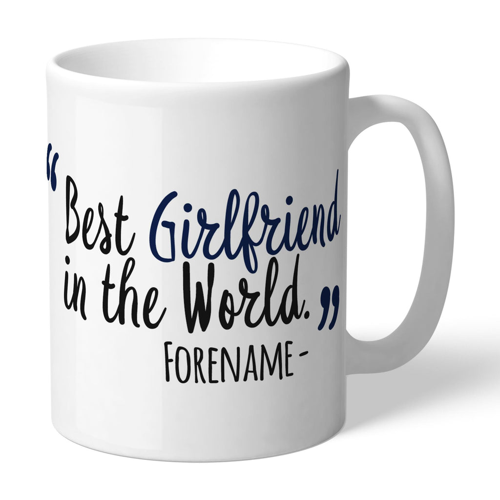 Personalised Tottenham Hotspur Best Girlfriend In The World Mug