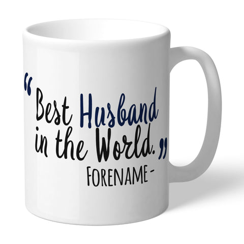 Personalised Tottenham Hotspur Best Husband In The World Mug