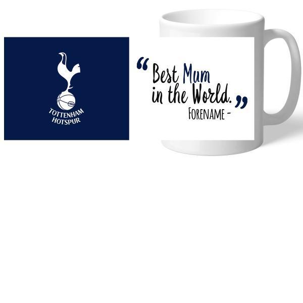 Personalised Tottenham Hotspur Best Mum In The World Mug