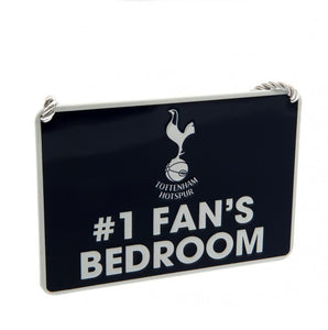 Tottenham Hotspur FC Bedroom Sign No1 Fan  - Official Merchandise Gifts