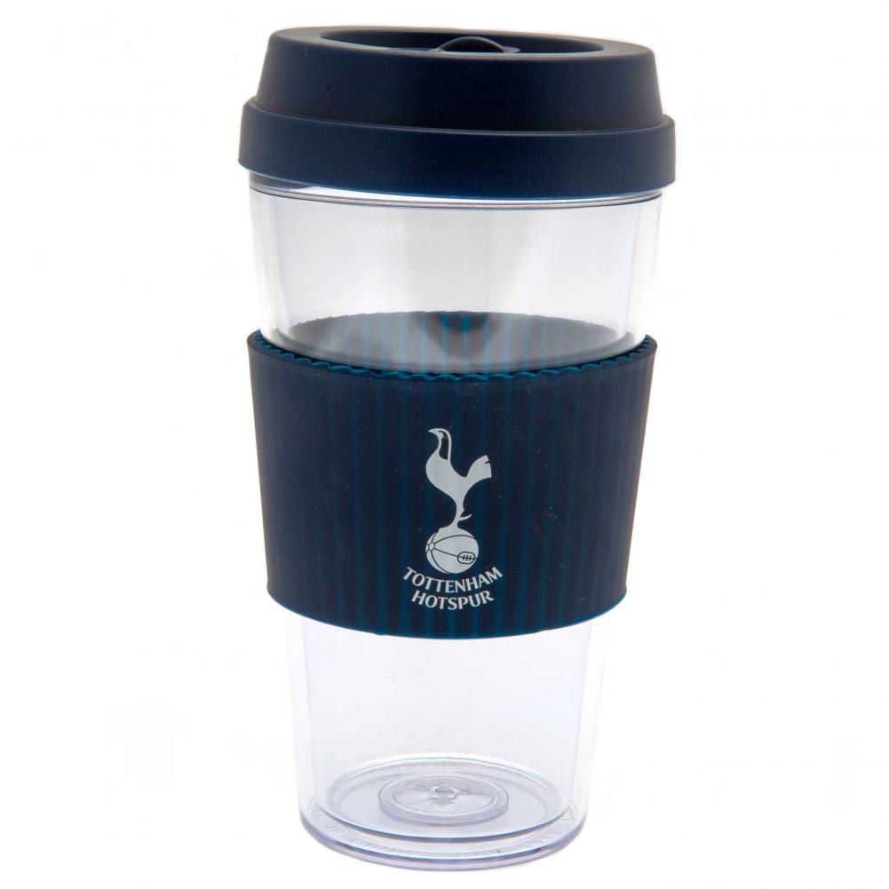 Tottenham Hotspur FC Clear Grip Travel Mug  - Official Merchandise Gifts
