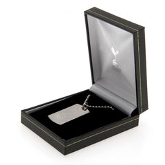 Tottenham Hotspur FC Engraved Dog Tag & Chain  - Official Merchandise Gifts