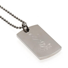 Tottenham Hotspur FC Engraved Dog Tag & Chain  - Official Merchandise Gifts