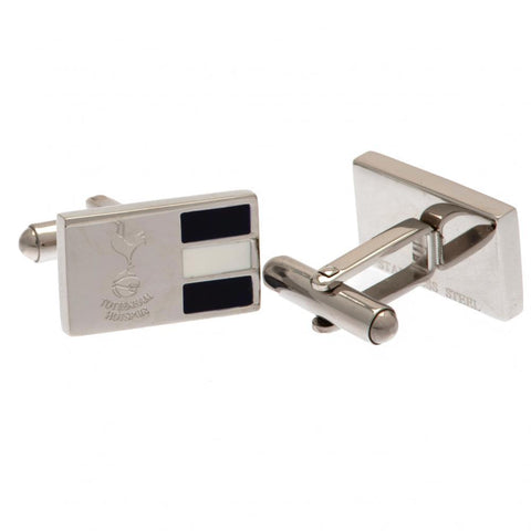 Tottenham Hotspur FC Stainless Steel Stripe Cufflinks  - Official Merchandise Gifts