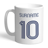 Personalised Tottenham Hotspur Retro Shirt Mug