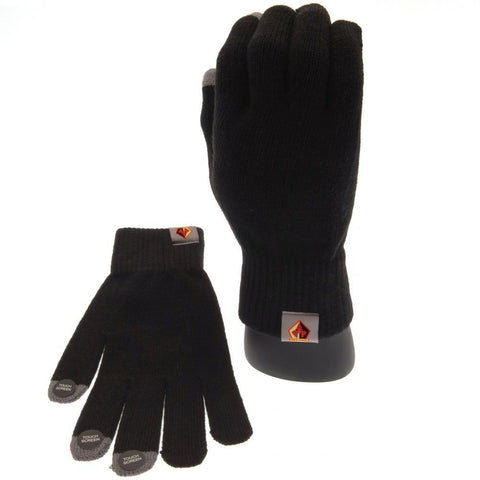 Watford FC Knitted Gloves Adults  - Official Merchandise Gifts