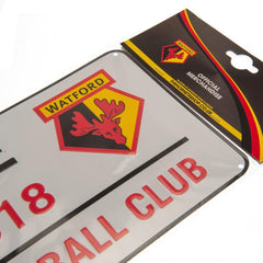Watford FC Street Sign  - Official Merchandise Gifts