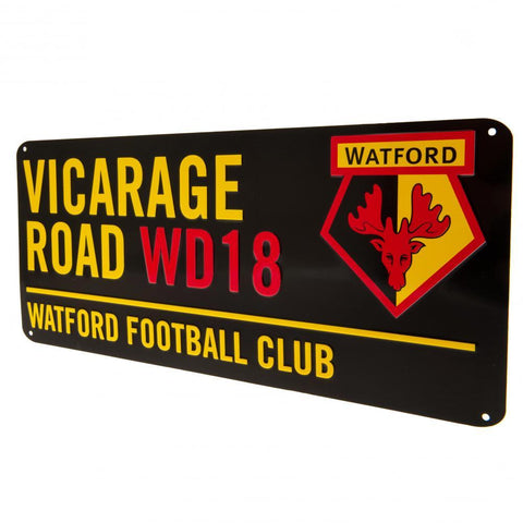 Watford FC Street Sign BK  - Official Merchandise Gifts