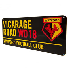 Watford FC Street Sign BK  - Official Merchandise Gifts