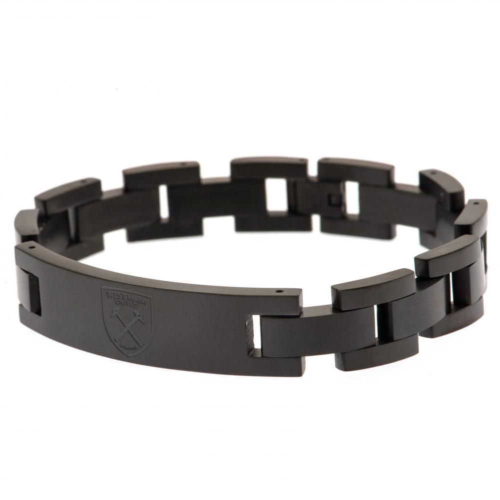 West Ham United Black IP Bracelet  - Official Merchandise Gifts