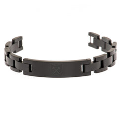 West Ham United Black IP Bracelet  - Official Merchandise Gifts