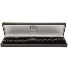 West Ham United Black IP Bracelet  - Official Merchandise Gifts