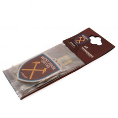 West Ham United FC 3pk Air Freshener  - Official Merchandise Gifts