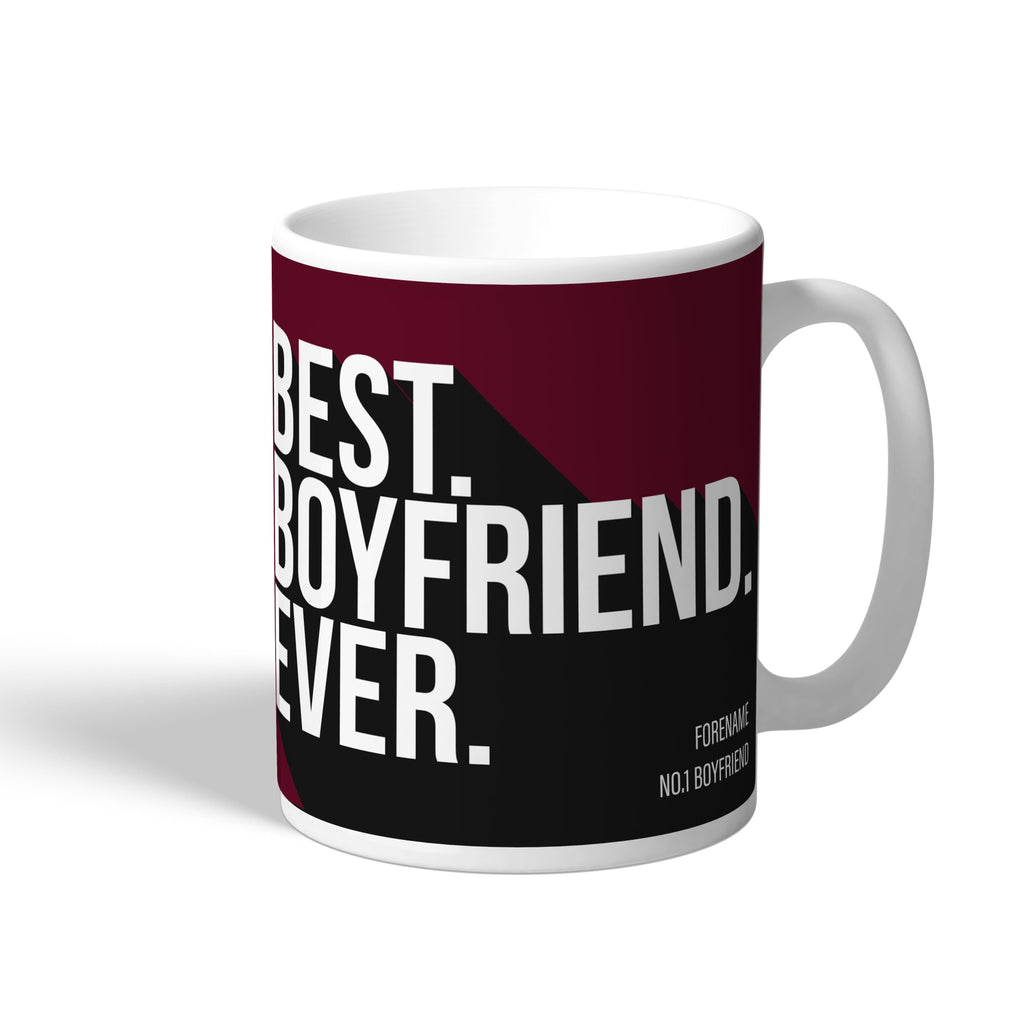 Personalised West Ham United FC Best Boyfriend Ever Mug