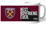 Personalised West Ham United FC Best Boyfriend Ever Mug
