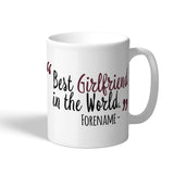 Personalised West Ham United FC Best Girlfriend In The World Mug