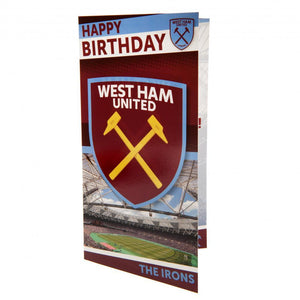 West Ham United FC Birthday Card  - Official Merchandise Gifts