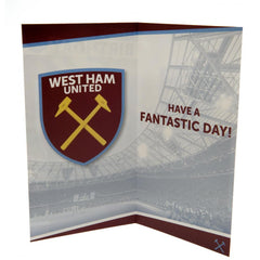 West Ham United FC Birthday Card  - Official Merchandise Gifts