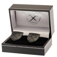 West Ham United FC Black IP Cufflinks  - Official Merchandise Gifts