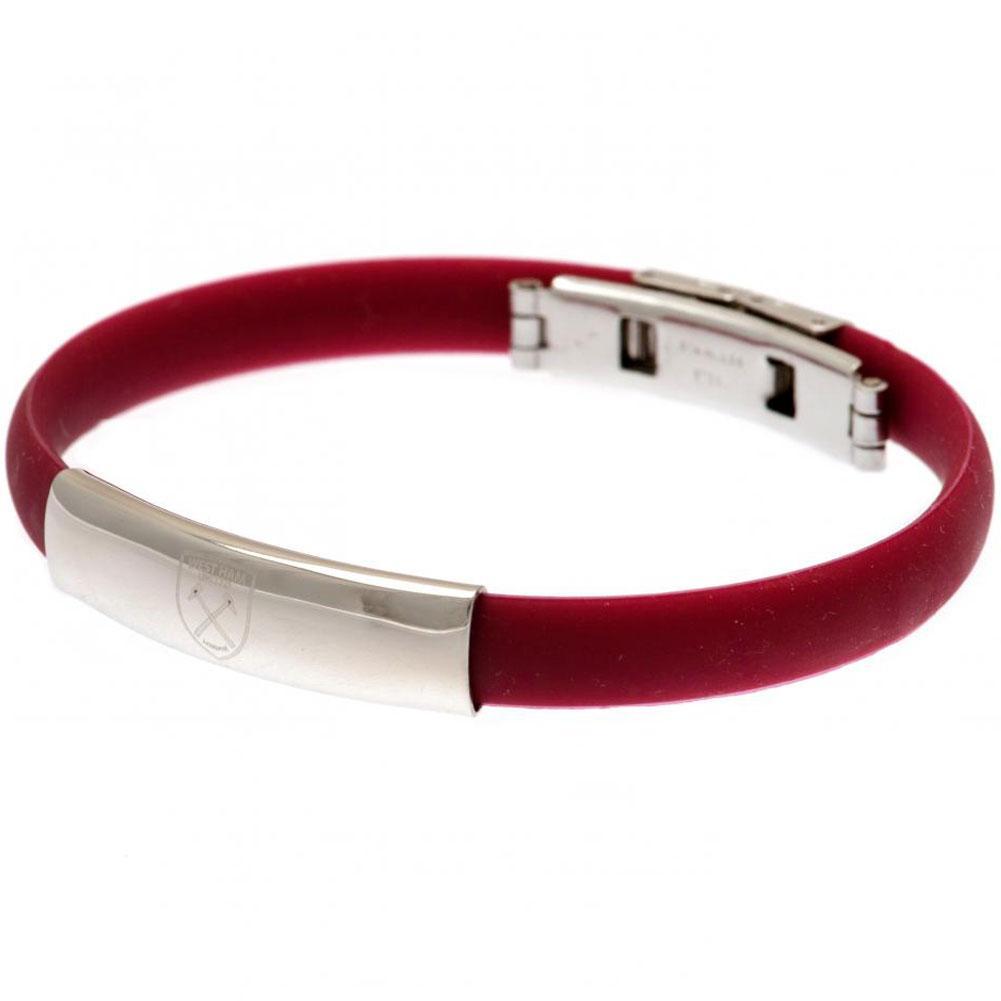 West Ham United FC Colour Silicone Bracelet  - Official Merchandise Gifts