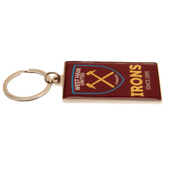 West Ham United FC Deluxe Keyring  - Official Merchandise Gifts