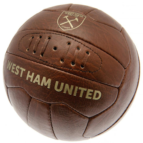 West Ham United FC Faux Leather Football  - Official Merchandise Gifts