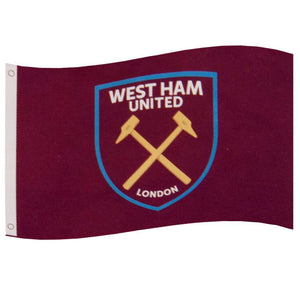West Ham United FC Flag CC  - Official Merchandise Gifts