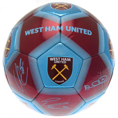 West Ham United FC Football Signature  - Official Merchandise Gifts