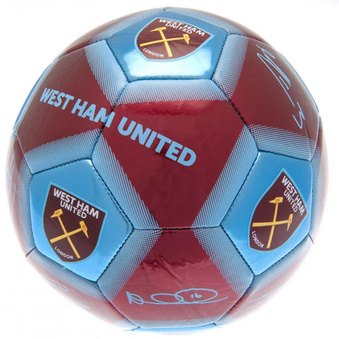 West Ham United FC Football Signature  - Official Merchandise Gifts