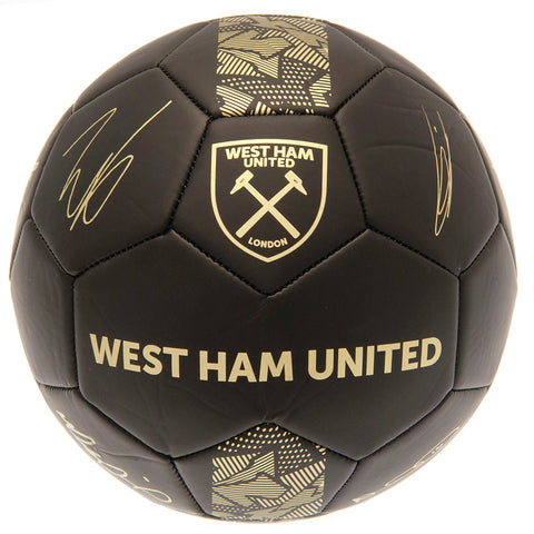 West Ham United FC Football Signature Gold PH