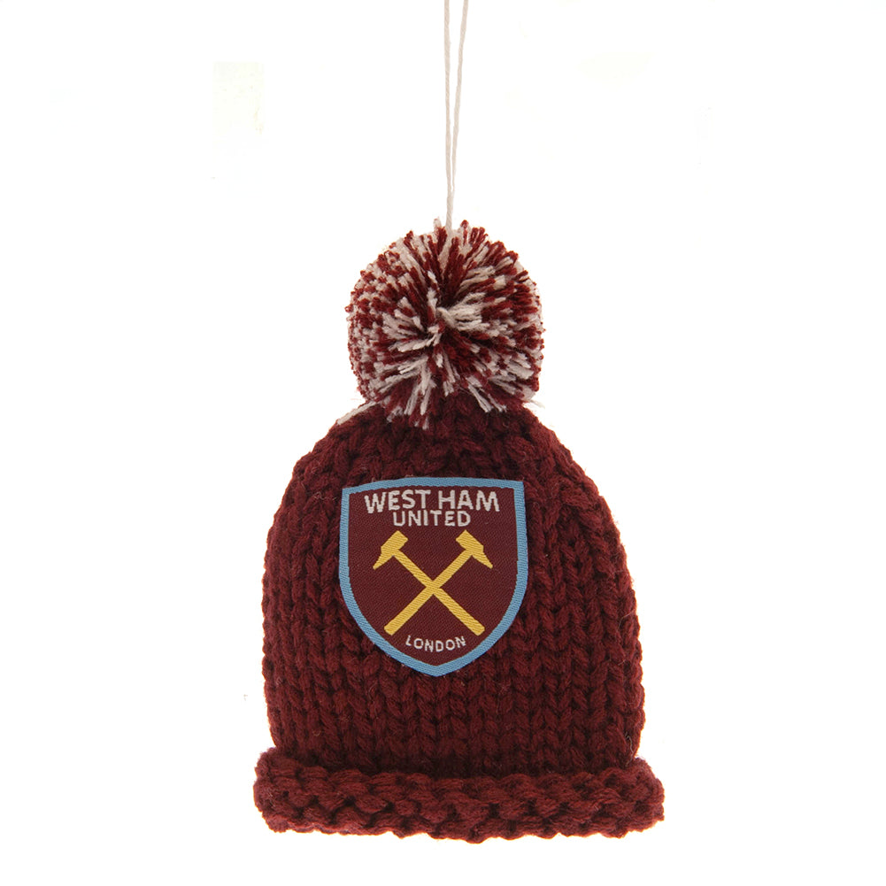 West Ham United FC Hanging Bobble Hat